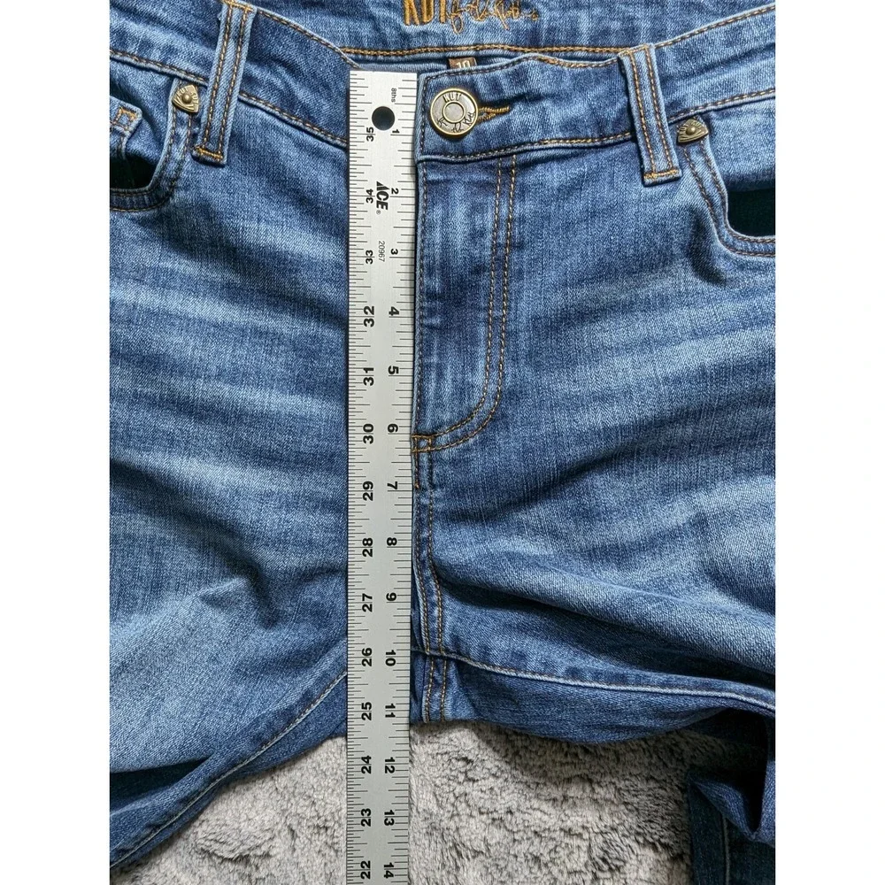Kut from the Kloth Straight Leg Jeans - Medium Blue Wash - Picture 9 of 14